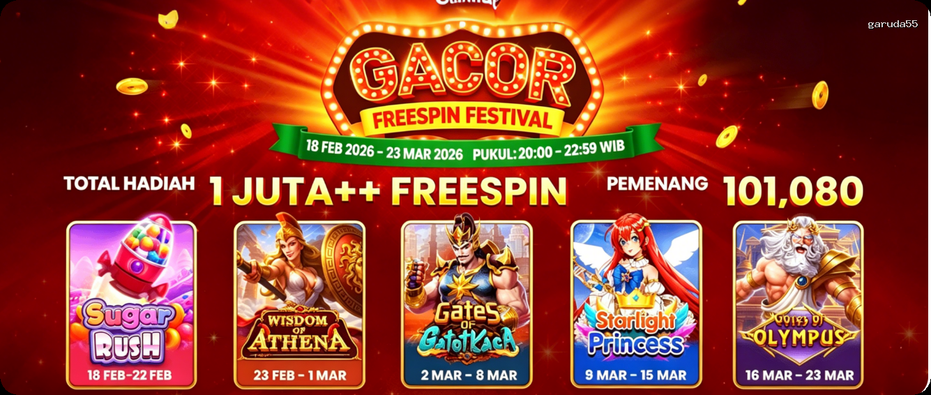 Login garuda55 Sekarang Bonus Melimpah